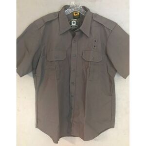 NEW! Propper™ Mens Tactical Shirt Short Sleeve Pockets Gray Retail: $38.95 Large